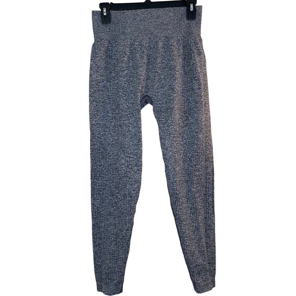 Heathered Gray Dot Pattern Leggings Size XL